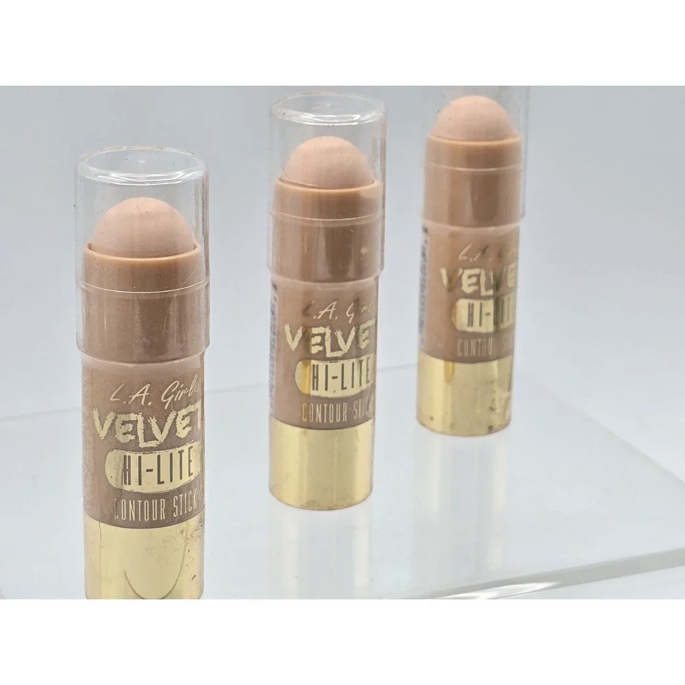 3 pack L.A. GIRL Velvet Hi-Lite Contour Stick GCS583 LUMINOUS‎